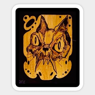 Demon Cat #4 Sticker